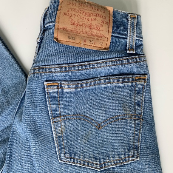 levi's button fly 501 blues